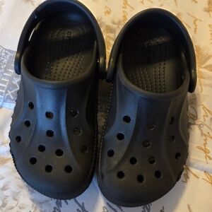 Kids Black Slip-On Clog Sandals for Everyday Play